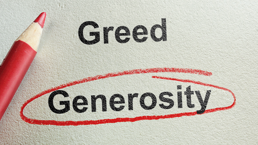 Generous, Prosperous, and Refreshed